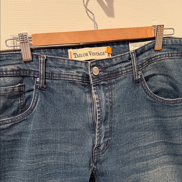 Tailor Vintage Men’s Dark Blue Slim fit 5 Packs Jeans #588 - Picture 2 of 6